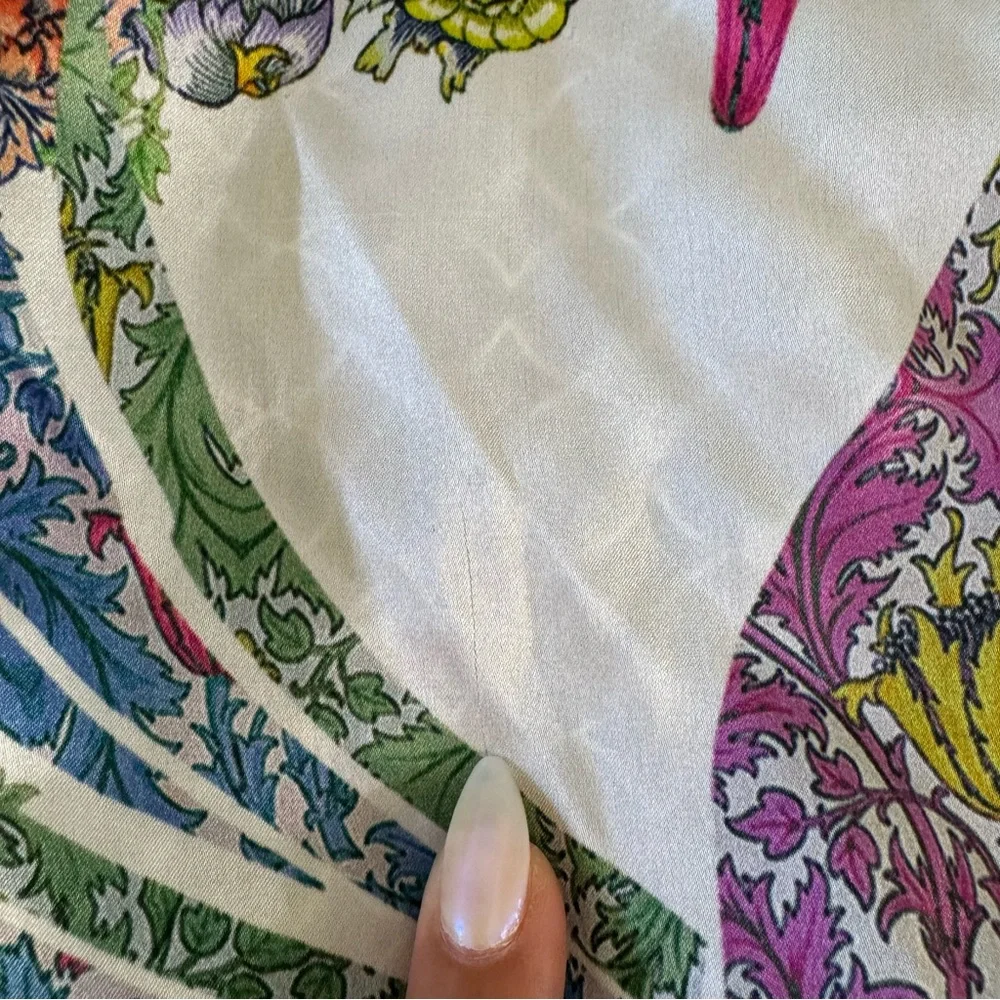 JustCavalli Roberto Cavalli 100% Silk Bandana Print Mini Dress Size 42 (US 6) - Picture 8 of 16